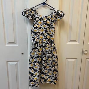 Floral Backless Summer Girl Dress 11-12 Years (160)